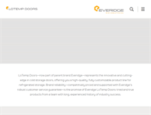 Tablet Screenshot of lotempdoors.com
